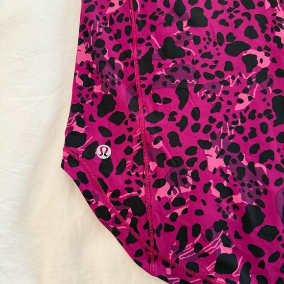 Lululemon Sculp Tank Top Cheetah Print Magenta Purple - Picture 9 of 10